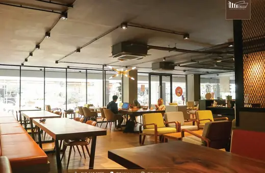 มุมพื้นที่ส่วนกลางของ The Impress Residence อพาร์ตเมนต์ให้เช่ารายเดือน บางนา-ตราด กม.17
